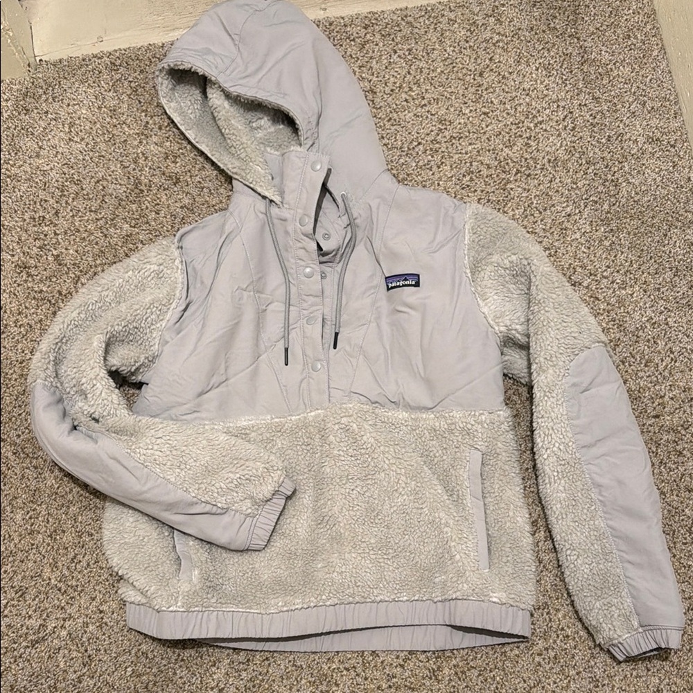 Patagonia Quarter Snap T Teddy Jacket with Fur